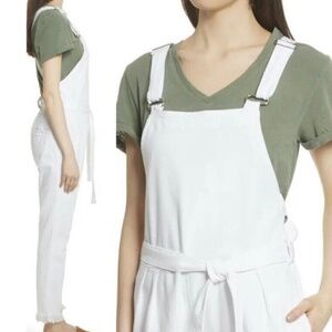 Designer “Frame” lightweight overalls with belt
